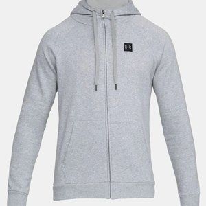 Men's Under Armour Rival Full Zip Jacket Size XL Color Heather NEW WITH TAGS